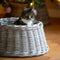 Kerstboomhuls rotan white wash