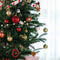 Kerstboompiek van glas | lichtgoud | 26cm hoog