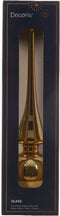Kerstboompiek van glas | lichtgoud | 26cm hoog