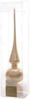 Kerstboompiek van glas | parel | 26cm hoog