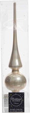Kerstboompiek van glas | parel | 26cm hoog