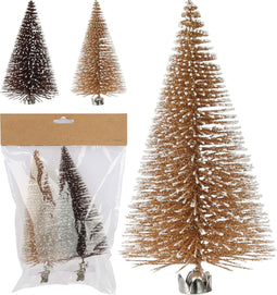 Kerstboompje 14 cm op knijper s kerstversiering