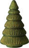 Kerstboompje glas - groen of licht groen of beige - 1 stuk Groen