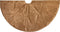 Kerstboomrok/kerstboom kleed barok fluweel goud 120 cm - Kerstversiering - Kerstboom rok/rokken
