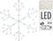 Kerstdecoratie LED Sneeuwvlok met 384 warm witte LED's IP44 120 cm