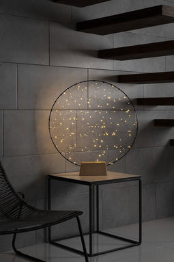 Kerstdecoratie - Ronde kerstdecoratie met 160 micro LED's - Kerstverlichting