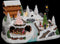 Kerstdorp - Kersthuisje met verlichting - Chalet + bomendorp - LED - 17 LED