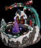 Kerstdorp - Kersthuisje met verlichting - Kerstslee - Fontein - LED