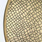 kersten spiegel met krokodillenhuid - goud - Ø 50 cm