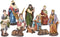 Kerstgroep - Kerstbeeldjes voor Kerststal - Set van 10 stuks - 8 tot 20 cm