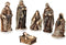 Kerstgroep poly 6 figuren multi