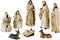 Kerstgroep poly 8 figuren multi 8st