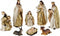 Kerstgroep poly l5b4h12.5 cm mlt 8st