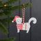 Kersthanger hond kerstbal hout - Rex London