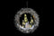Kerstkrans DKD Home Decor LED Licht Huizen (46 x 7,5 x 46 cm)
