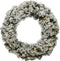 Kerstkrans met sneeuw - 40 LED lampjes - Ø 50CM
