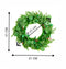 Kerstkrans met warme LED verlichting gekleurd - met stekker – Ø 45 cm