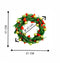 Kerstkrans met warme LED verlichting op Batterij – 2x AA - Ø 45 cm