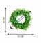Kerstkrans met warme LED verlichting op batterij - 3 x AA - 80 lampjes - 8 functies en timer van 6 uur – Ø 90 cm