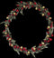 Kerstkrans met warme LED verlichting op batterij - 3 x AA - 80 lampjes - 8 functies en timer van 6 uur – Ø 90 cm