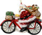 Kerstman glas l6b14h10.5 cm multi kerst