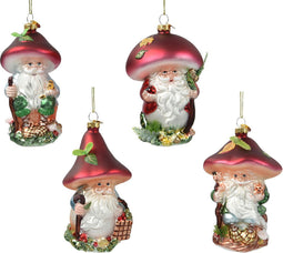 Kerstman glas l7.9b7.9h12.2 cm a4