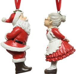 Kerstman poly l5b5h10cm rood a2