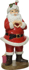 Kerstman poly l7.80b10h21cm rood