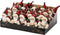 Kerstman polyester l5b10h13 cm rood