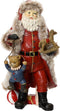 Kerstman polyresin l9.5b11h22 cm rood kerst