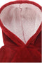 Kerstmancape Kerstponcho voor kinderen, 100 x 70 cm