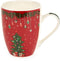 Kerstmokken in cadeau verpakking - 6 soorten - 1 stuks - Nuvole di Stoffa wit met winter