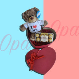 Kerstpakketdoos | Mountain Lodge | golfkarton | 450x350x230mm | Kerstmis | d | 10 stuks