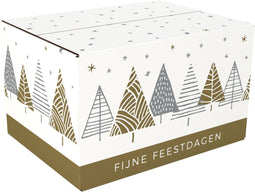 Kerstpakketdoos | Under The Stars | golfkarton | 310x200x140mm | Kerstmis | a | 10 stuks