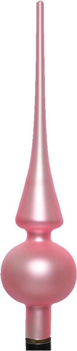 Kerstpiek/kerstboom piek lippenstift roze - Kerstversiering kerstboom toppers