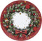 Kerstplacemat set van 2 - Bord - Kerstdecoratie - Eetbord - Dia 33 cm