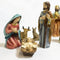 Kerststal Figuren - Kerstgroep - Kerstbeeldjes voor Kerststal - H=10cm - Set van 9 stuks
