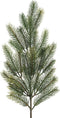 Kerststeker kersttak PE l6b12h66 cm groen