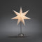 Kerstster op plateau - met E14 fitting - 3.5 m stekkerkabel - IP20 - 7 punten - Papier - Kerstverlichting