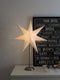 Kerstster op plateau - met E14 fitting - 3.5 m stekkerkabel - IP20 - 7 punten - Papier - Kerstverlichting
