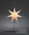 Kerstster op plateau - met E14 fitting - 3.5 m stekkerkabel - IP20 - 7 punten - Papier - Kerstverlichting