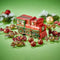 Kersttrein met 120 g chocolade balletjes