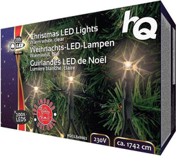 Kerstverlichting 200 Led's - Warm wit