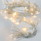 Kerstverlichting - 5 meter - op batterij - warm wit - 80 lampjes - kerstversiering