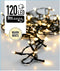 Kerstverlichting - 9m - 120 LED's - Warm wit