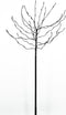 Kerstverlichting boom LED 150 cm zwart