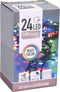Kerstverlichting - gekleurd - 180 cm - 24 leds - Timer - Batterij