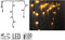 Kerstverlichting ijspegel 100 Led - Extra Warm wit - 10 meter