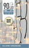 Kerstverlichting - IJspegel - Lichtgordijn - 3 meter - IJspegel - 90 LED's - Warm wit - voor binnen & buiten