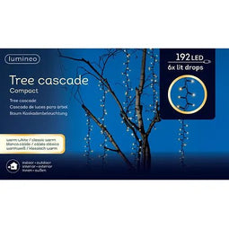 Kerstverlichting LED 192 Witte Lampjes - 80cm